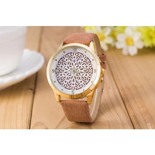 Fashion Floral Printed Unisex Watch