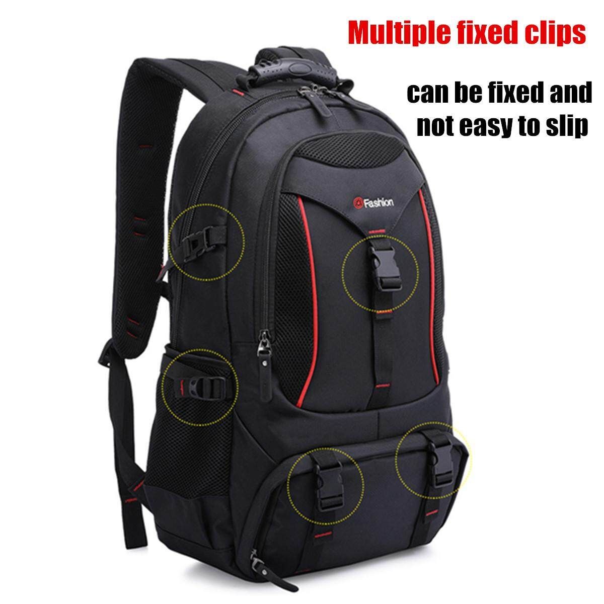 Men Outdoor Hiking Backpack Sports Travel USB Port Camping Daypack Waterproof