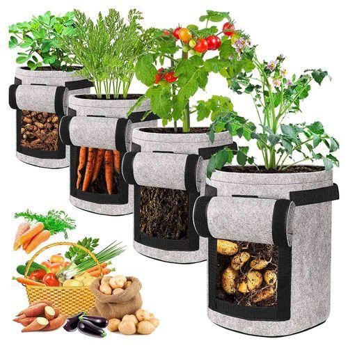 Potato Plant Bag,10 Gallons Plant Pot, Breathable