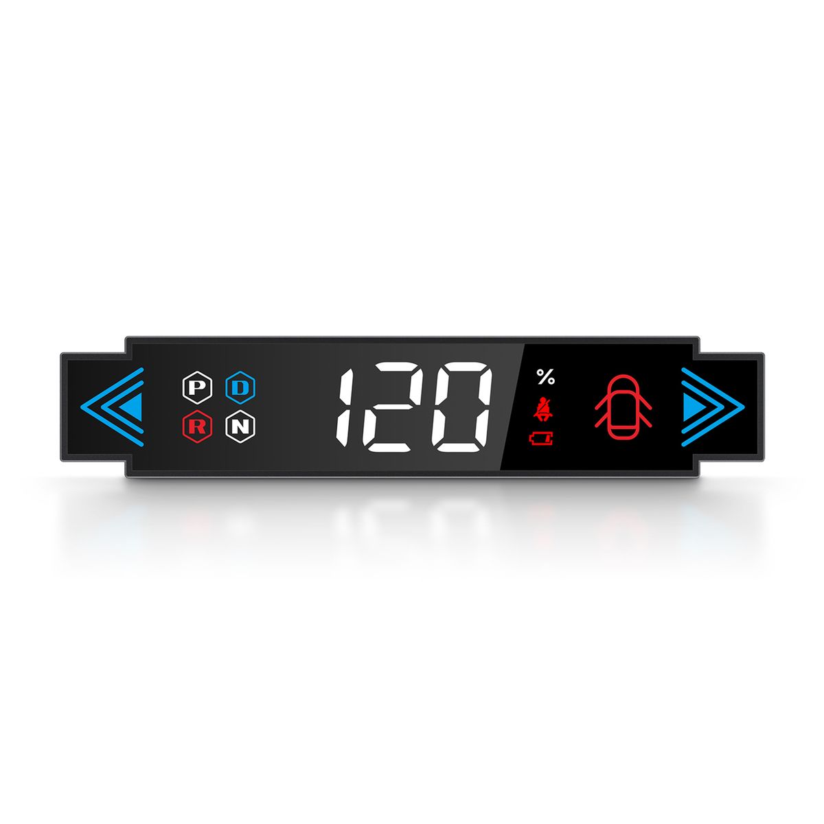 Heads-Up Display Digital Speedometer Display Vehicle Speed,