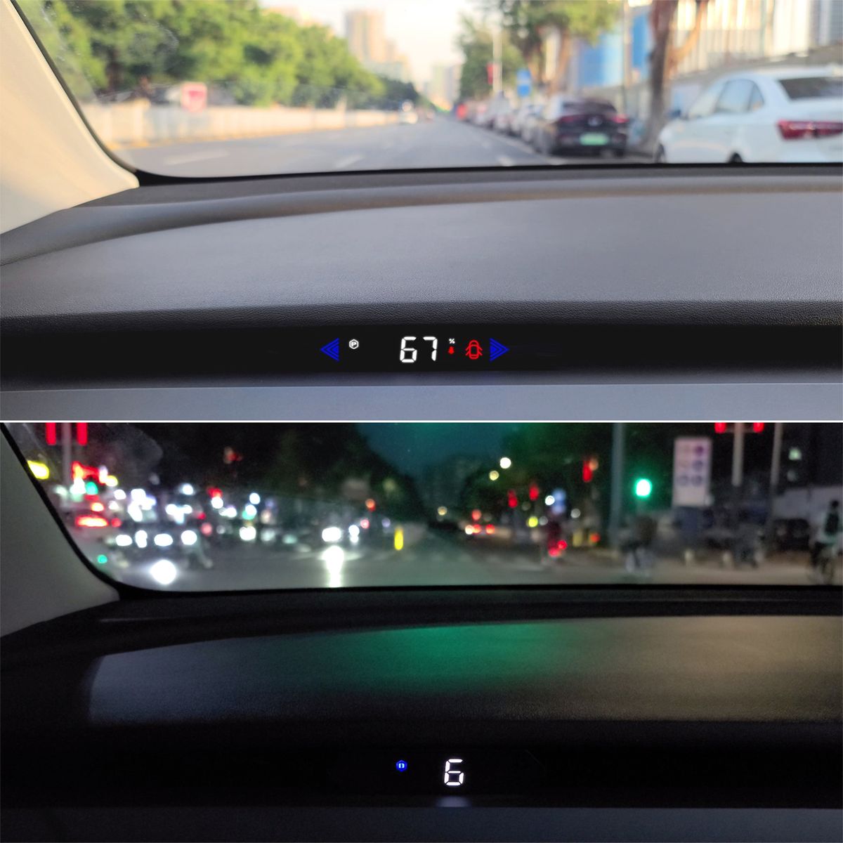 Heads-Up Display Digital Speedometer Display Vehicle Speed,