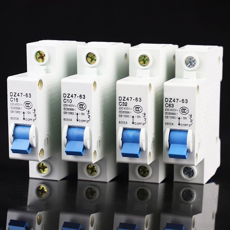 DZ47-63 1P 6A 10A 16A 20A 25A 32A 40A 50A 63A Mini Circuit