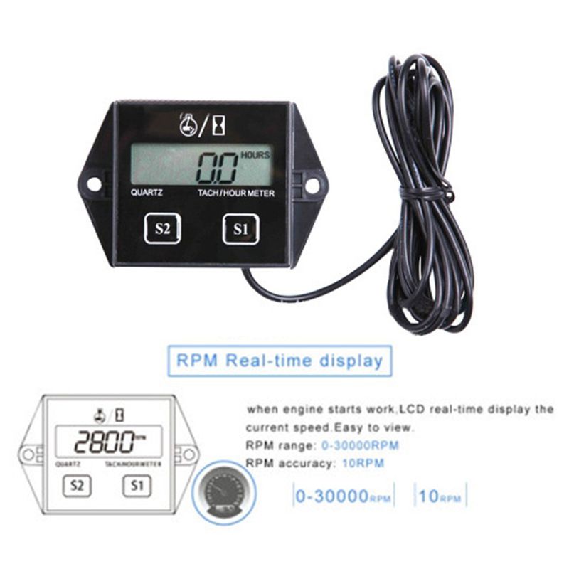 Digital Tachometer For Calibrating Deburring Machines And Chain Saws