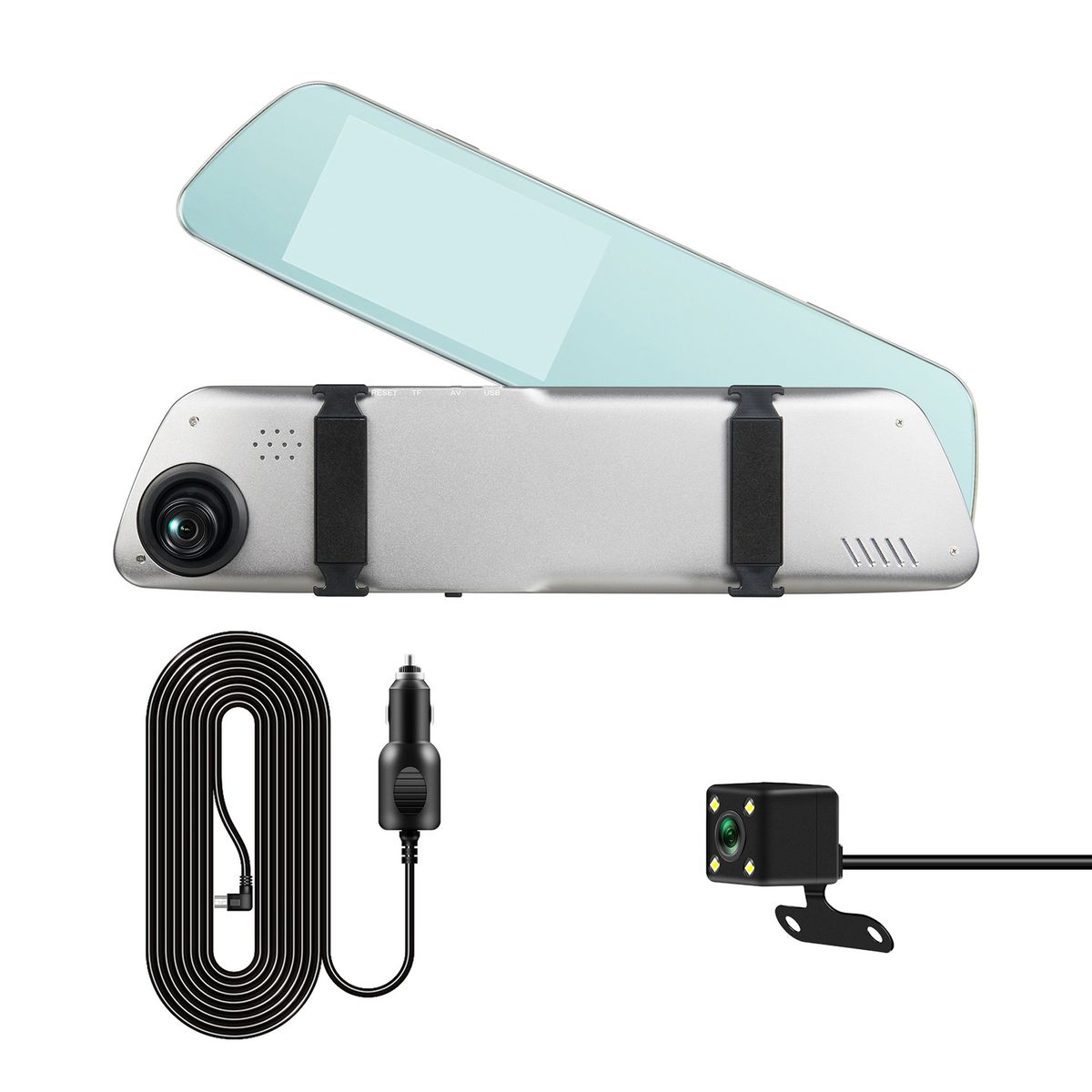 Dash Camera Front 1080P Clear Image Driving Recorder Silver