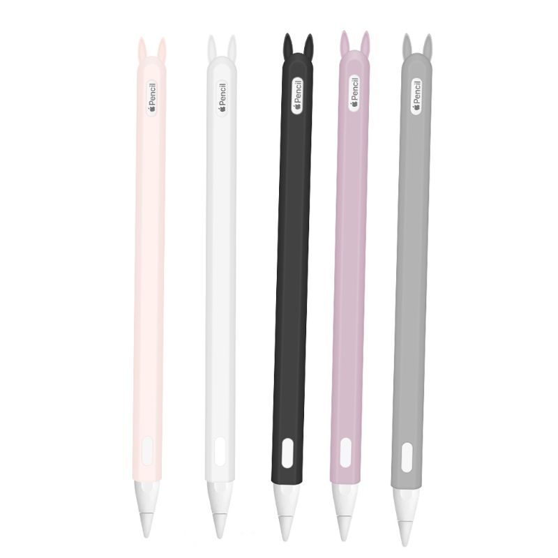 Cute Rabbit Ear Anti-scroll Soft Silicone Protective Sleeve
