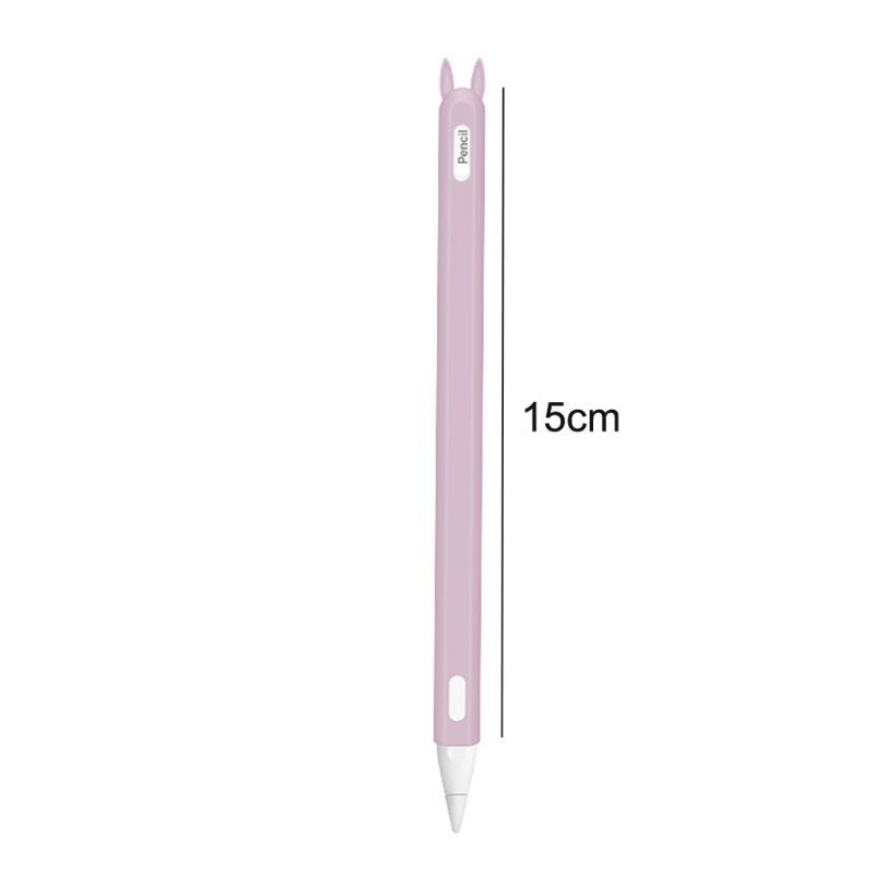 Cute Rabbit Ear Anti-scroll Soft Silicone Protective Sleeve