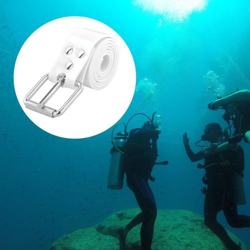 Silicone Diving Weight Belt With Stainless Steel Buckle For White