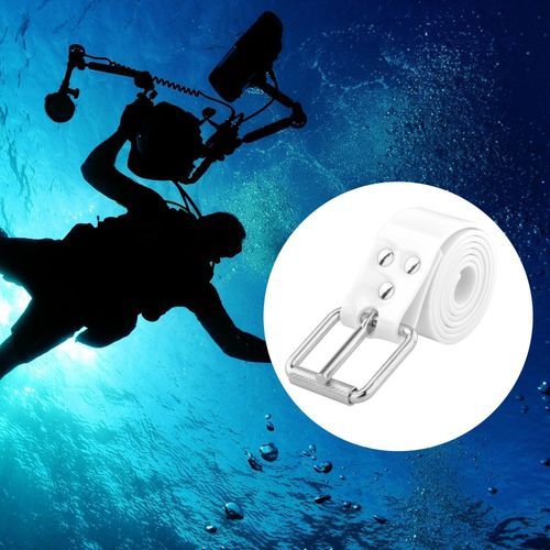 Silicone Diving Weight Belt With Stainless Steel Buckle For White