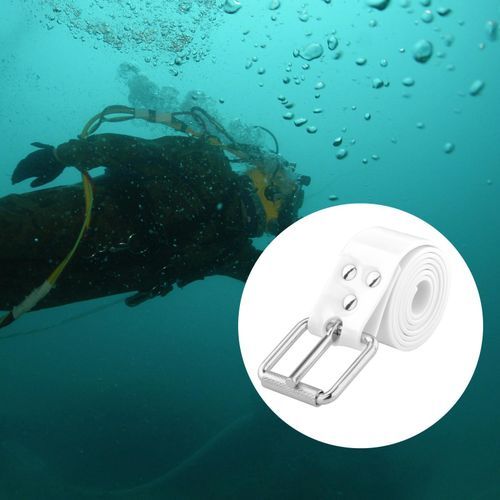 Silicone Diving Weight Belt With Stainless Steel Buckle For White