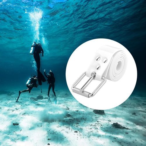 Silicone Diving Weight Belt With Stainless Steel Buckle For White