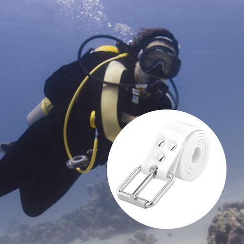 Silicone Diving Weight Belt With Stainless Steel Buckle For White