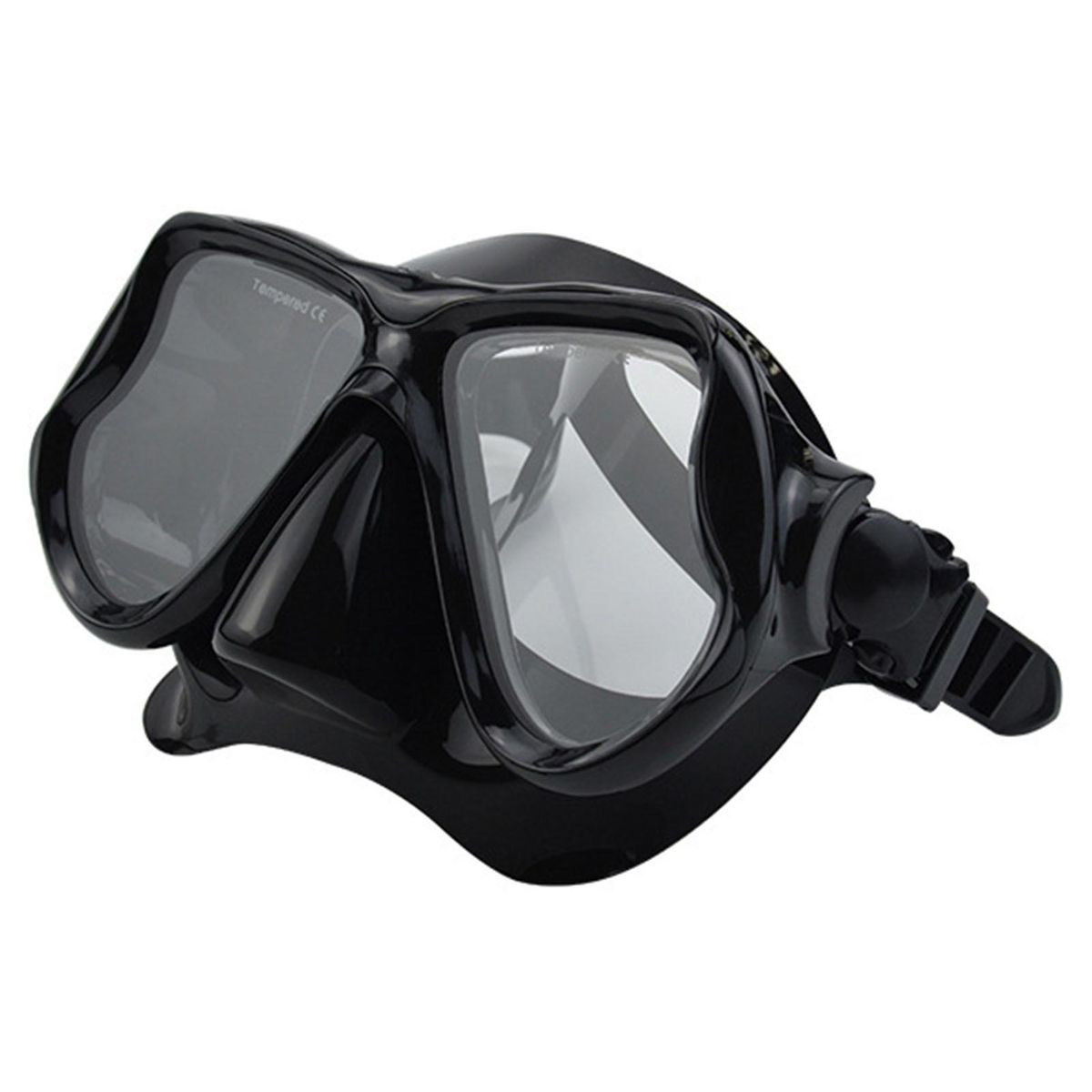 Sports Underwater Swimming Silicone Glasses Sports Eyewear Black
