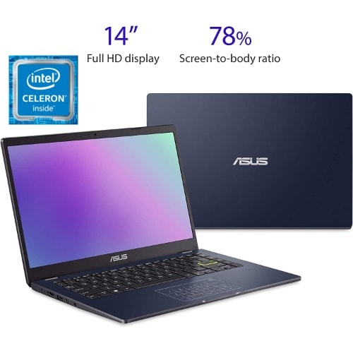 Notebook Intel Celeron - 14" - 4GB RAM - 128GB Emmc - Wins 10 - Blue