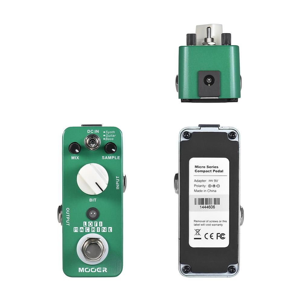 MOOER LOFI MACHINE Sample Reducing Guitar Effect Pedal 3 Modes True Bypass Full Metal Shell
