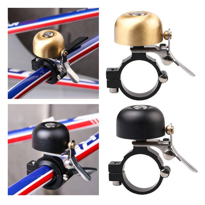 Kids Adults Bicycle Ring Bell Classic Brass Horn Nice Loud Golden