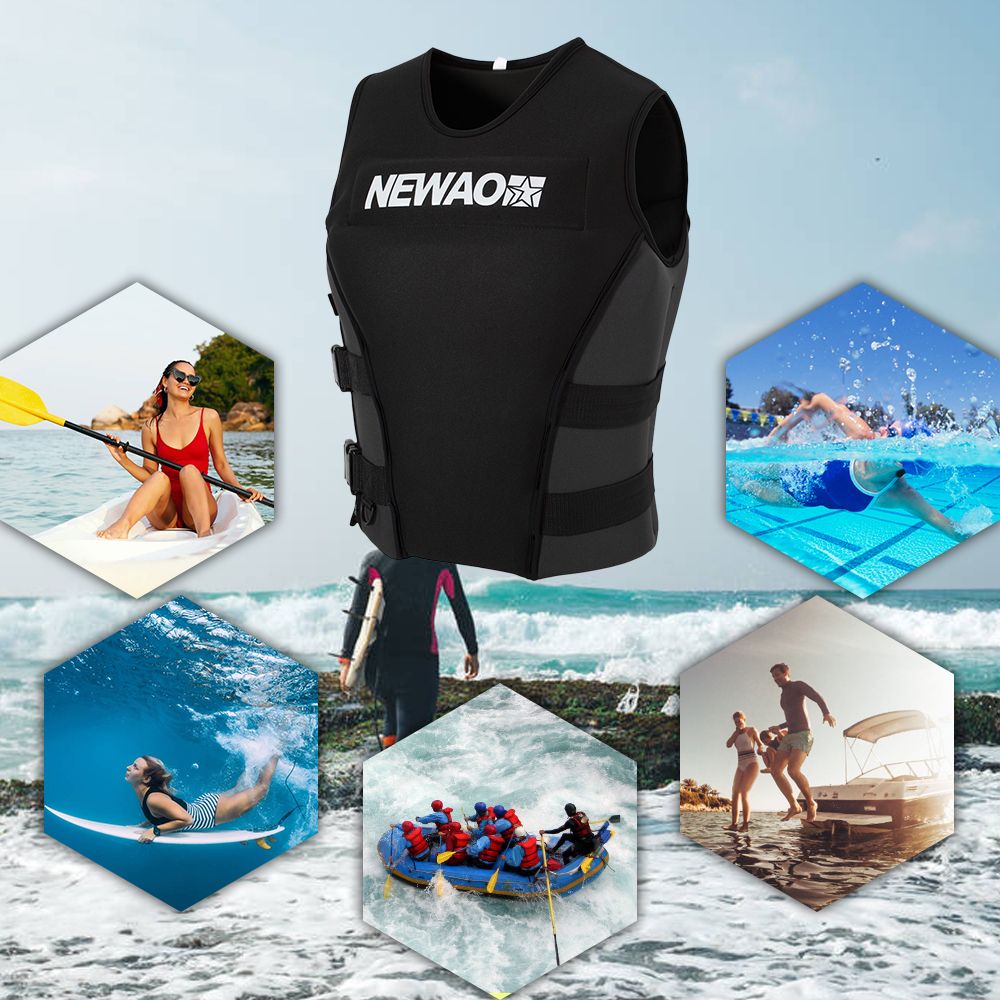 Adults Life Jacket Neoprene Safety Life Vest For Water Ski