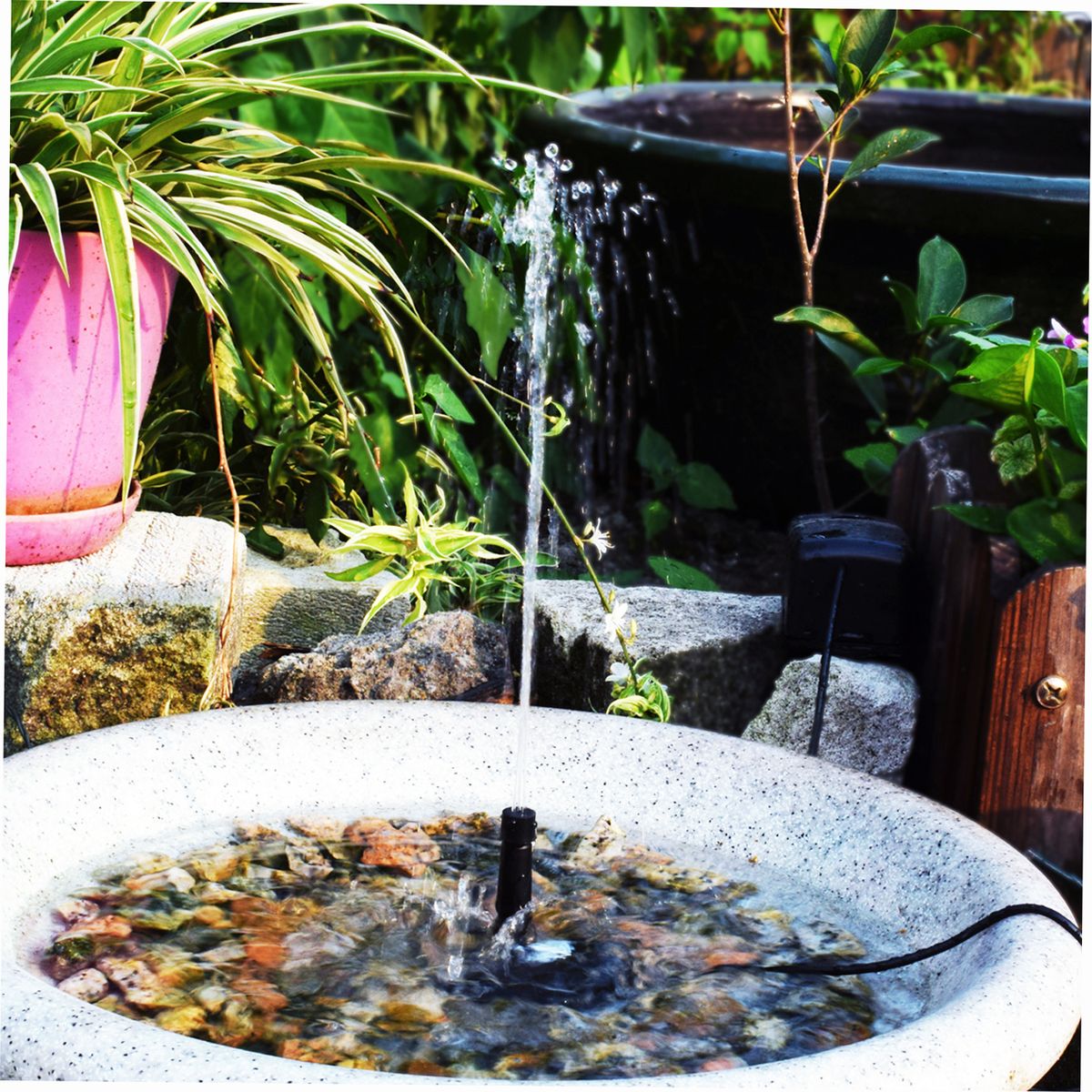 10V/8W Solar Powered Fountain Pump Water Pump With