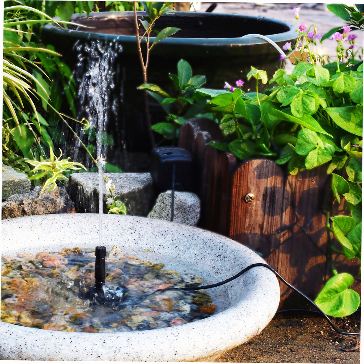 10V/8W Solar Powered Fountain Pump Water Pump With