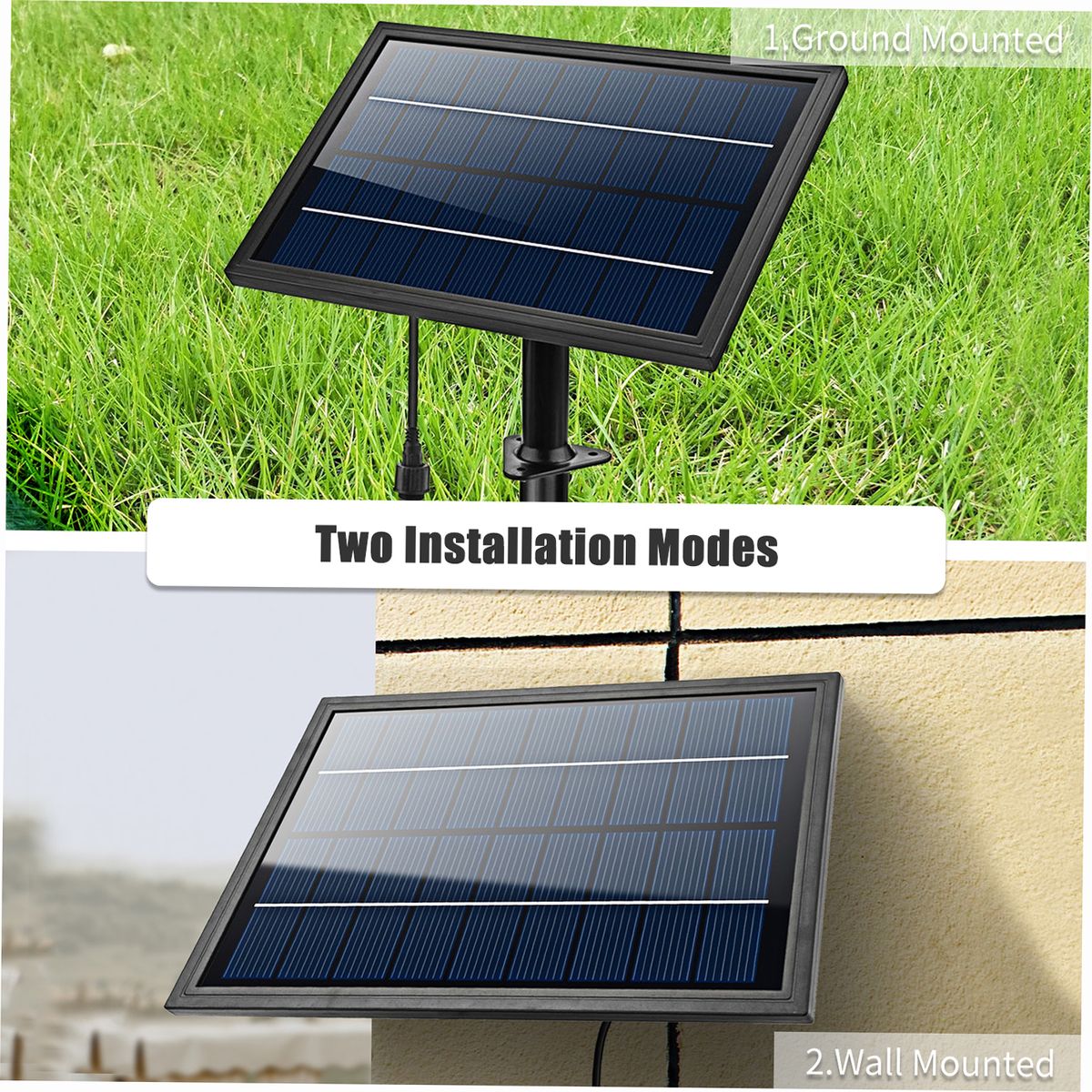 10V/8W Solar Powered Fountain Pump Water Pump With