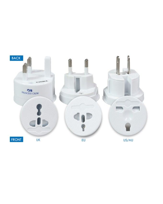 Universal Compact Plug Adaptor  EU US UK AU