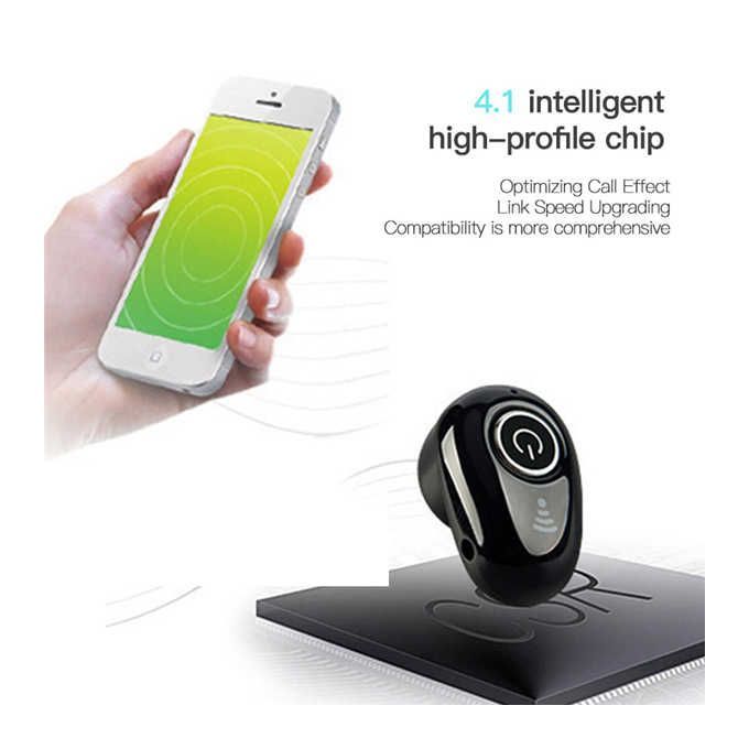 Mini Invisible Wireless Earphone Noise Cancelling Bluetooth Headphone T WS Headset With Mic