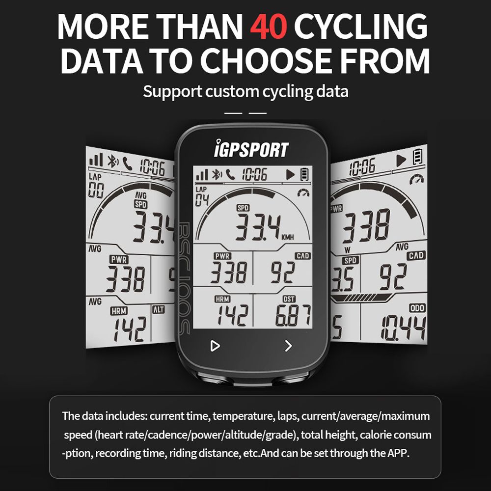 GPS BSC100S 2.6inch Display Cycle Bike Computers