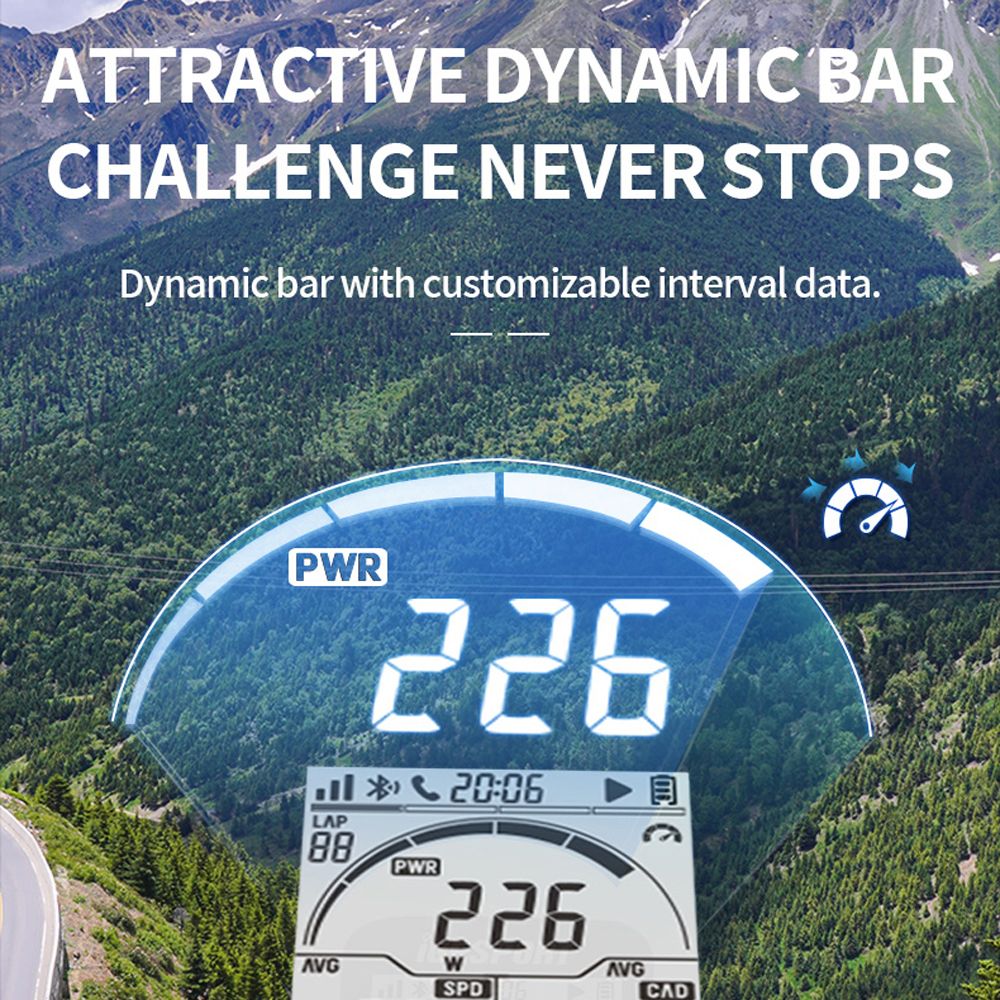 GPS BSC100S 2.6inch Display Cycle Bike Computers