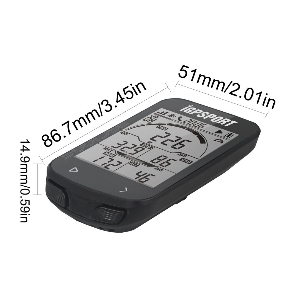 GPS BSC100S 2.6inch Display Cycle Bike Computers