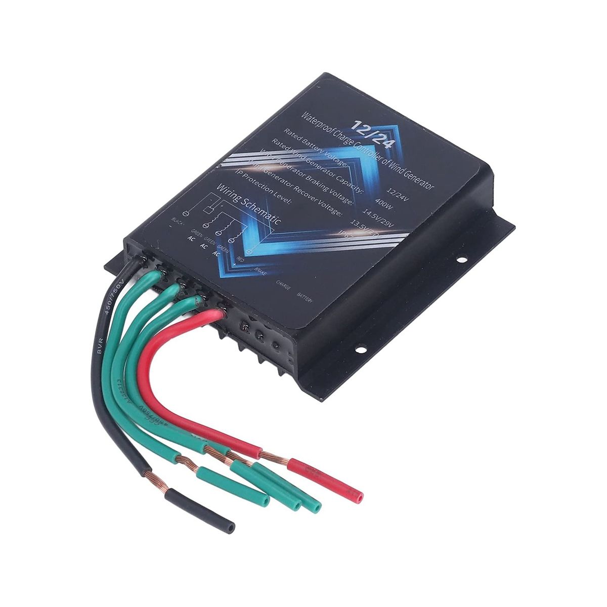Wind Turbine Charge Controller 400W 12V 24V Mini Wind Turbine Generator Controller IP67 Waterproof