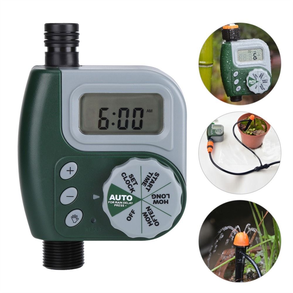 Garden Automatic Watering Timer Faucet Hose Bib Electronic Irrigation Controller Garden Watering Control System