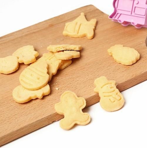 4 Pieces/set Of Diy Baking Tools Silicone Biscuit Mold Fruit Mold Fudge Cake Mold
