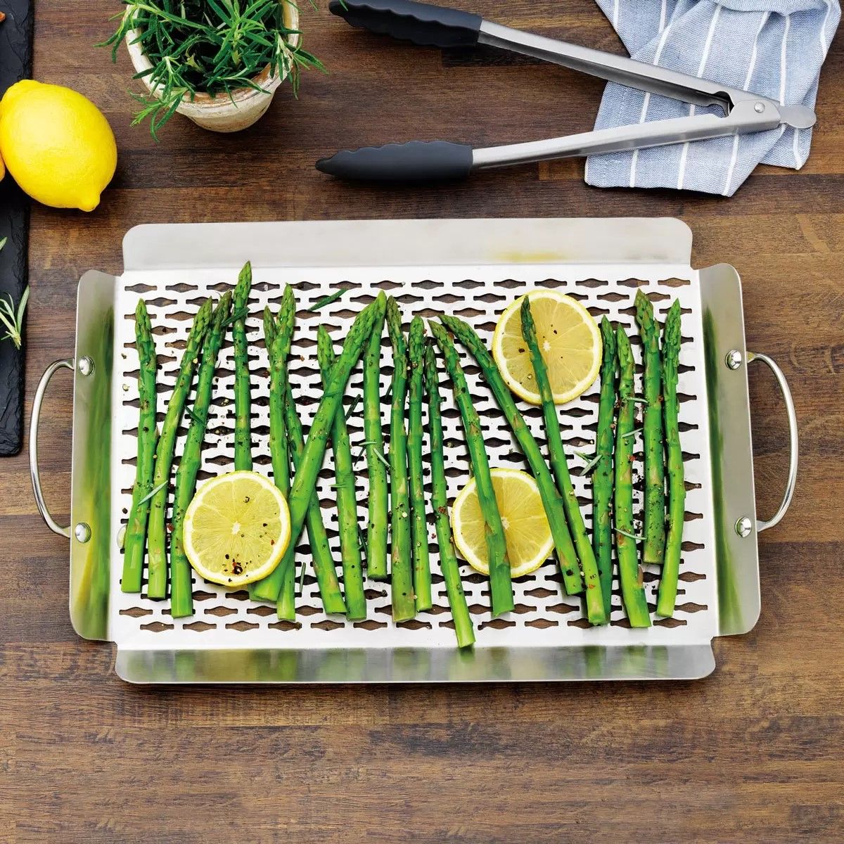 Stainless Steel Grill Baskets, 2pcs