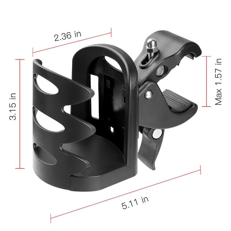 Wheelchair / Baby Stroller / Bicycle Retractable Cup Holder