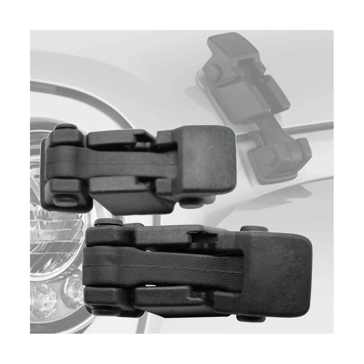4PCS 55395653AF Bracket Latches Hood Lock 55395653AC for Wrangler JK 2007-2018 Car Accessories 55395653AB