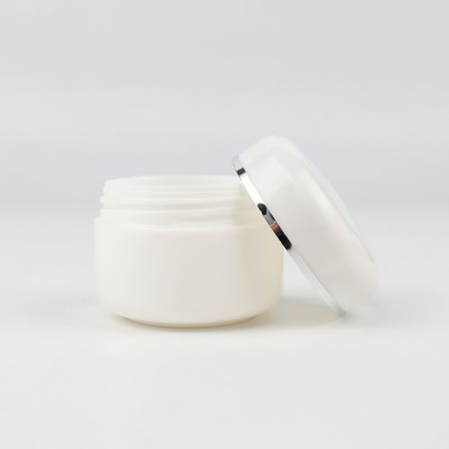 30Pcs/Pack 20g 30g 50g Cream Jar White Plastic Makeup Container Sample Cosmetics Box Empty Makeup Jar Pot Refillable Bottles(#100g)