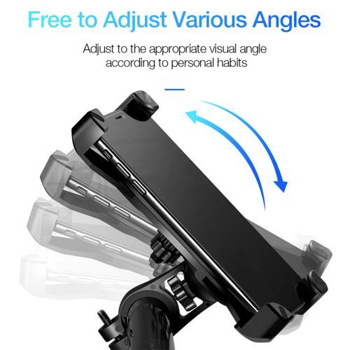 Anti Shake 360 Rotation Phone Mount Bracket Bicycle Holder