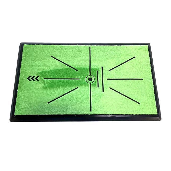 Golf Practice Mat Swing Training Pad Chipping For Indoor Full Track