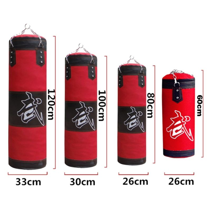Empty Boxing Sand Bag Hanging Kick Sandbag Fight Karate