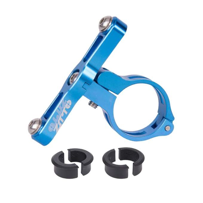 Mountain Bike Bottle Cage Adapter Aluminum Alloy Fork Frame Blue