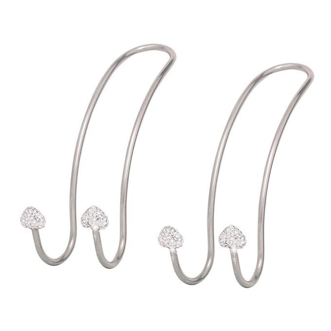Ar Seat Ba K Drill Hook Stainless Steel Pea H Heart Generi   Ar Headrest Hook Hidden  Ar Seat Hook Rugged Frame-white-2p S