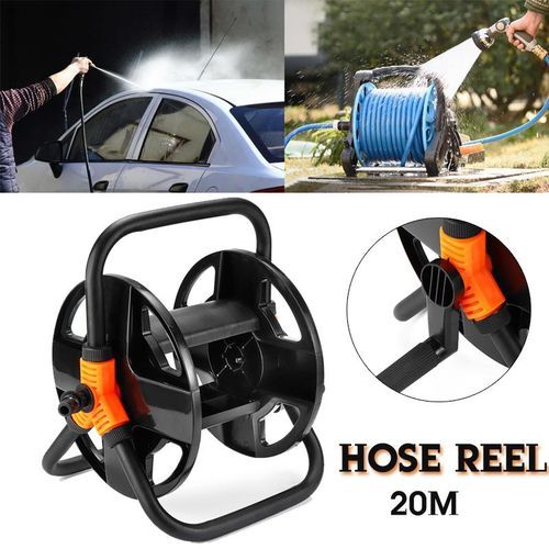 Garden Multi Purpose Water Hose Reel 20M Waterpipe Cart Sto