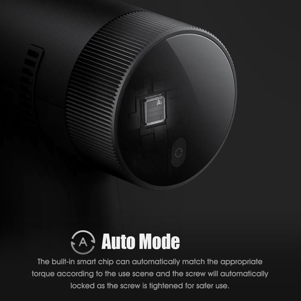 Xiaomi MIJIA Cordless Electric Drill Kit Electric Screwdriver/Drill 2 in 1 Design w/3 Modes/30 Intensities/32pcs Bits/2000mAh Lithium Battery/HD Display Screen