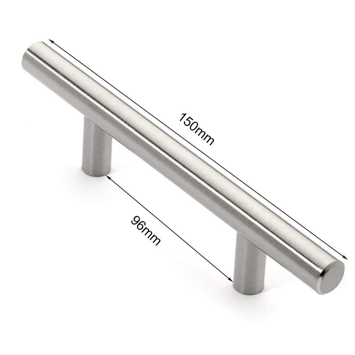 Kitchen Drawer Pulls Modern Cabinet Pulls 10 Pack for Corrosion Silver