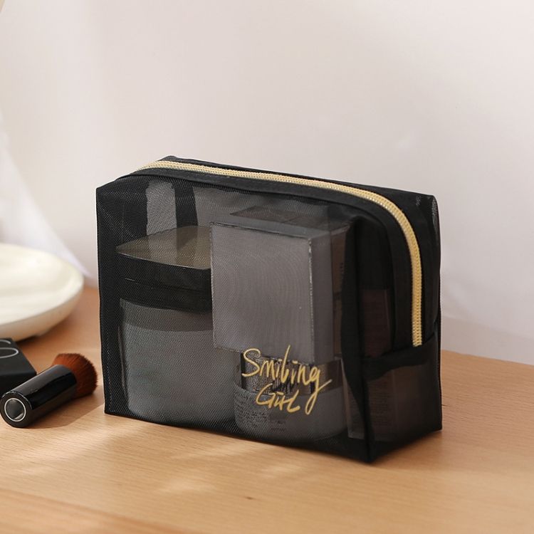 Travel Large Capacity Mesh Cosmetic Bag, Style: Octagonal