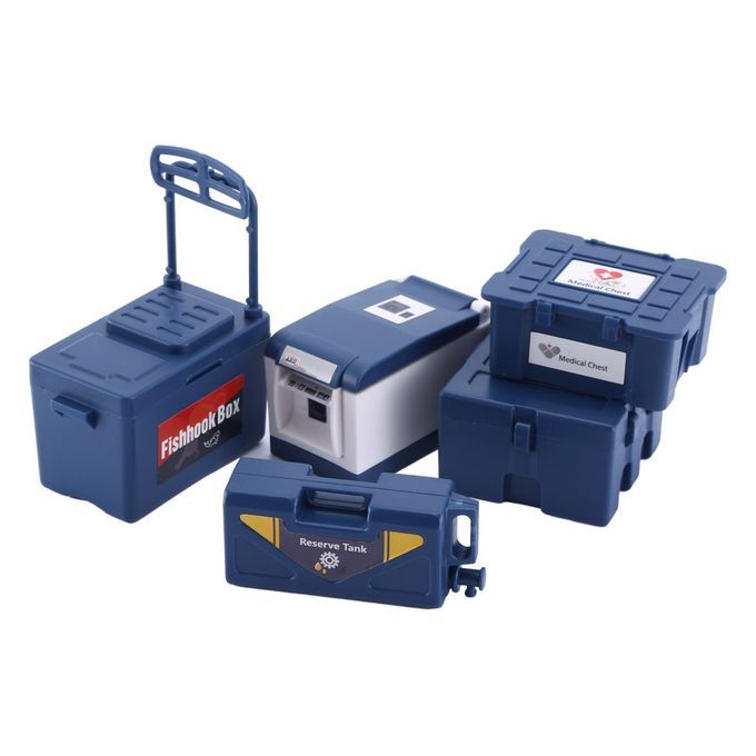 5P S Plasti   Ulation   Box    Hest Tool  Ase For 1:10 R   Ar-Dark Blue