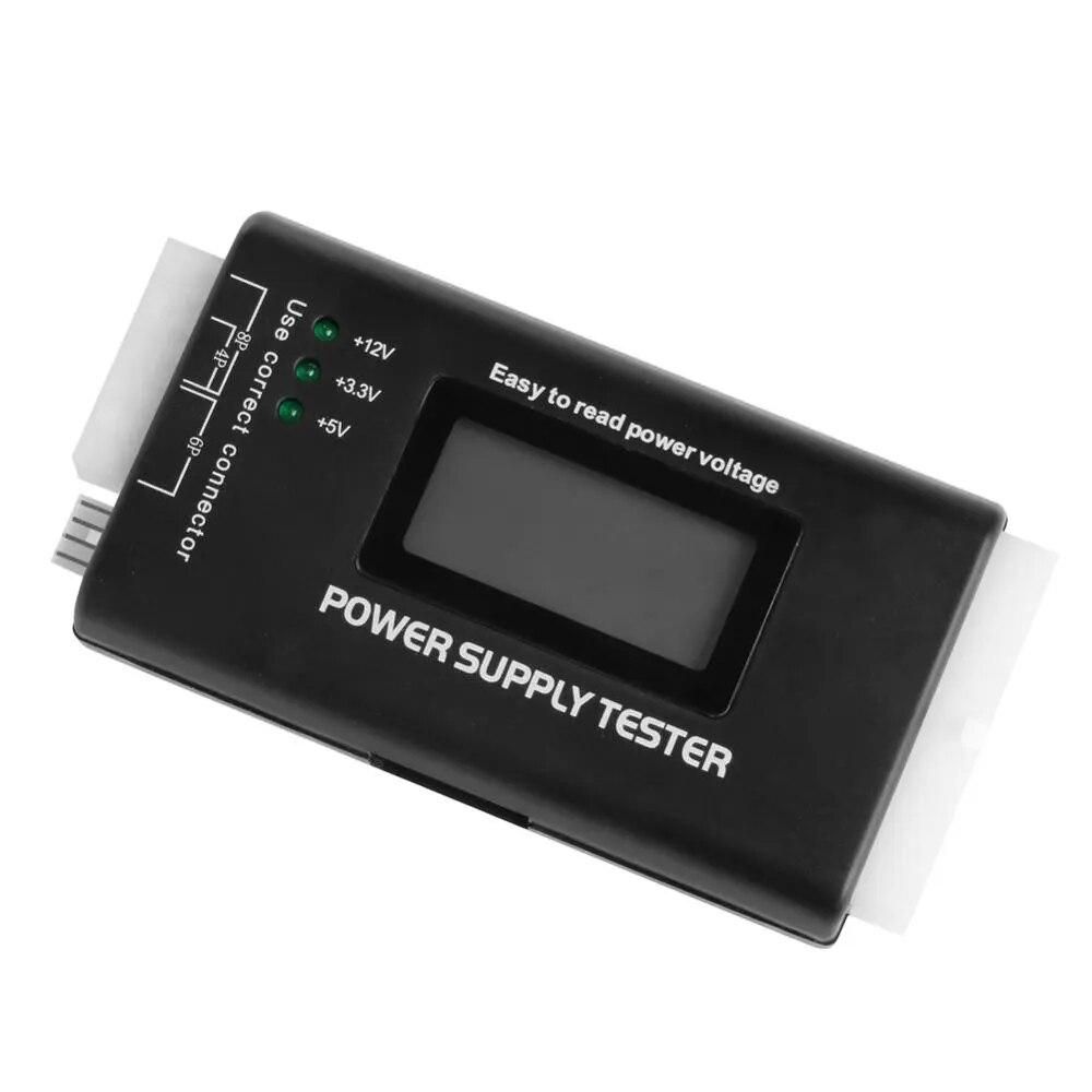 New LCD PC Computer 20/24 Pin 4 PSU ATX BTX ITX SATA HDD Power Supply Tester