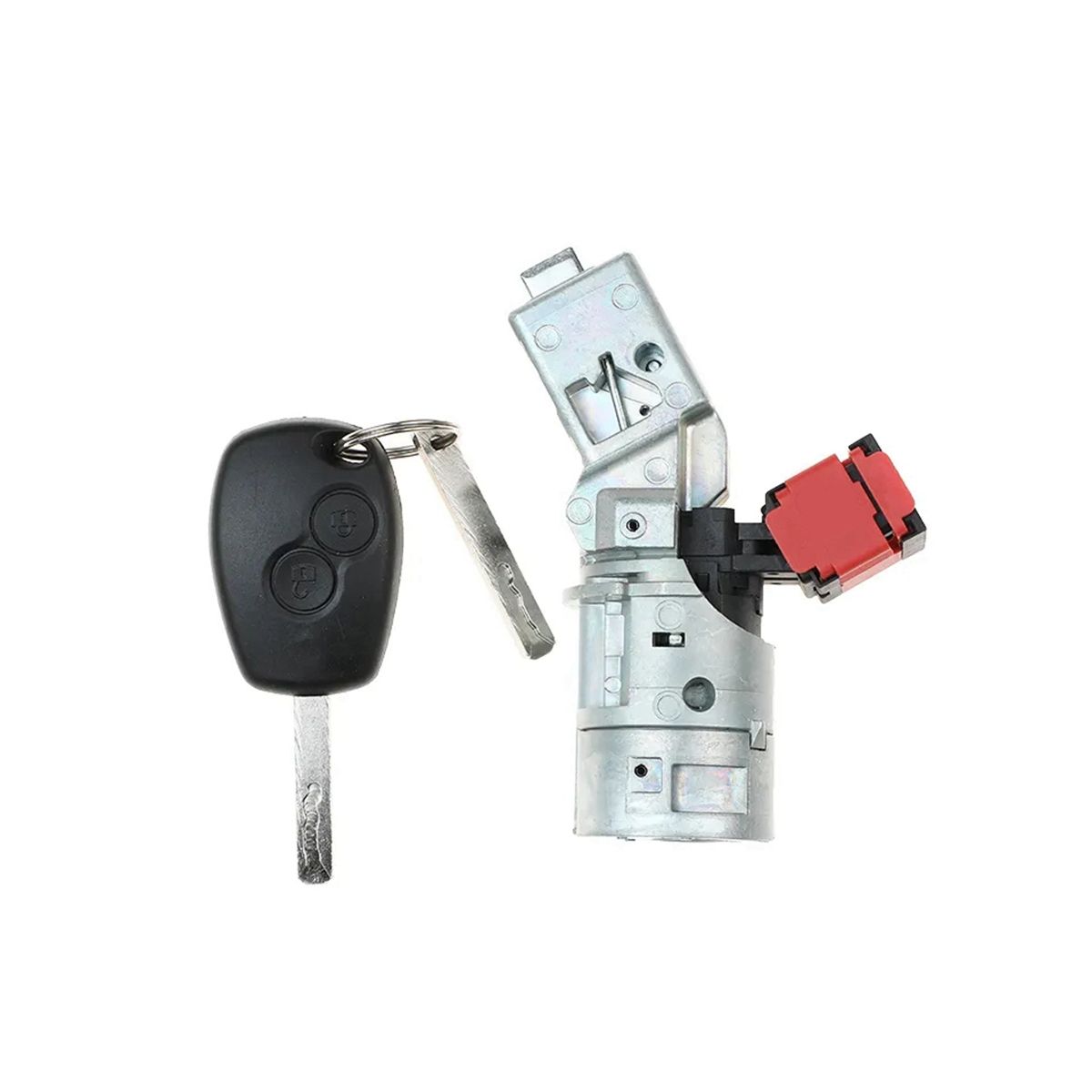 Car Ignition Lock Barrel Starter Switch with Key Ignition Lock Cylinder for Renault 8200214168 806010030R 7701208408
