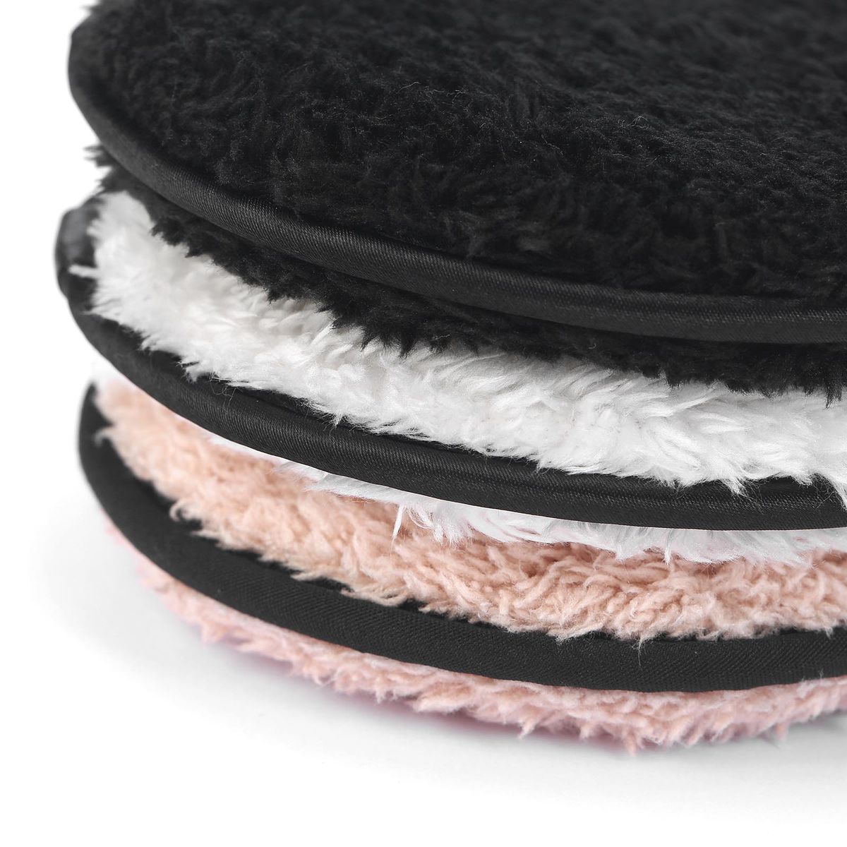 3Pcs Makeup Remover Pads Microfiber Reusable Face Towel