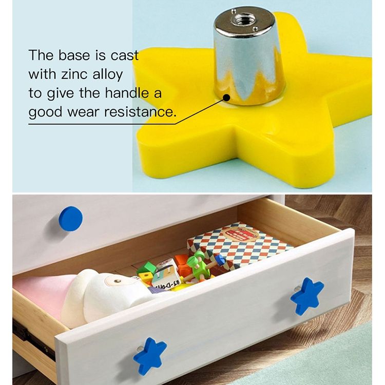 5 PCS Cartoon Children Drawer Cabinet Handle