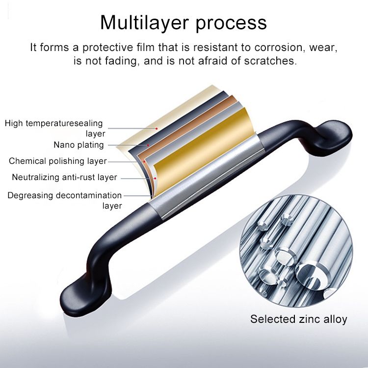 3 PCS Zinc Alloy Handle For Cabinet